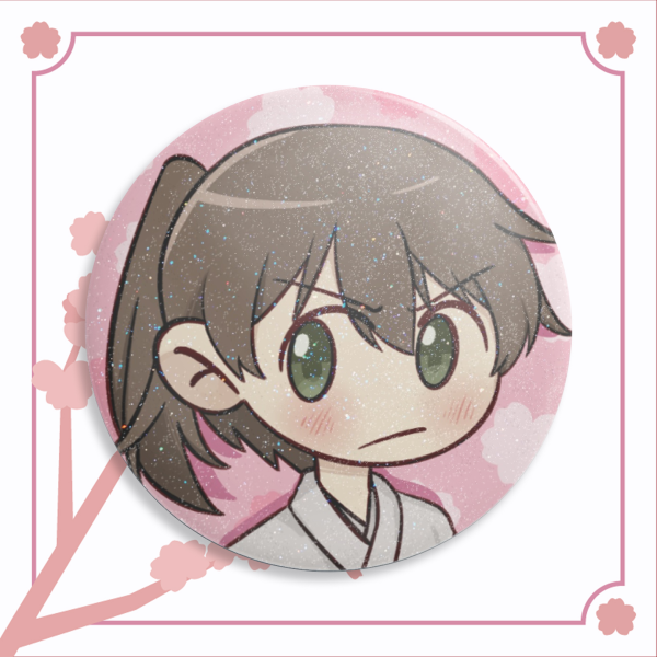 Hybrid Child Pin Button 44 mm - Tsukishima