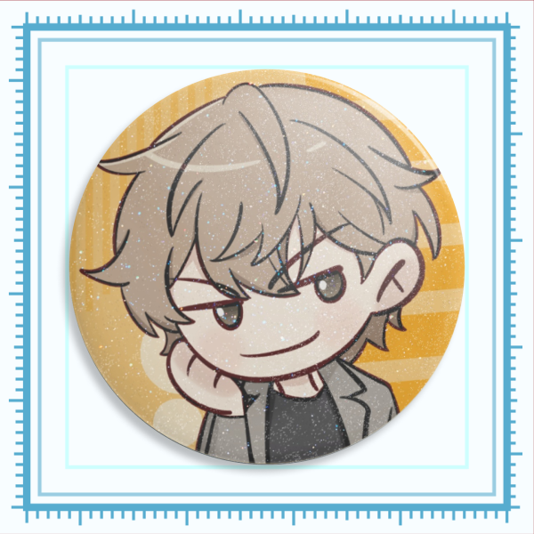 Sekaiichi Hatsukoi Pin Button 44 mm - Kirishima