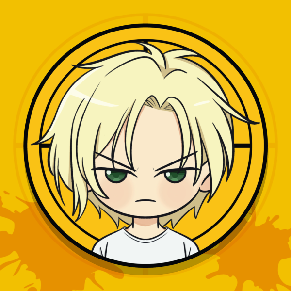 Banana Fish - Ash Lynx Pin Button 44 mm