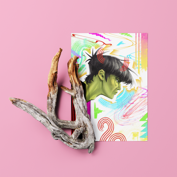 The Overstimulation of Murdoc Niccals - Art Print (A5)