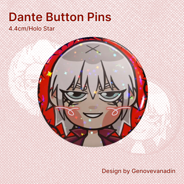 Dante Button Pins