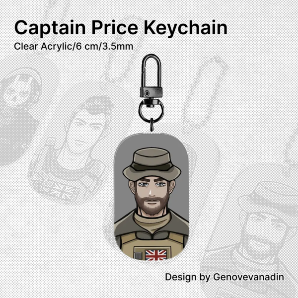 Captain Price Keychain