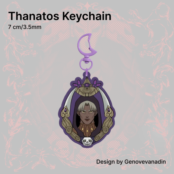 Thanatos Acrylic Keychain