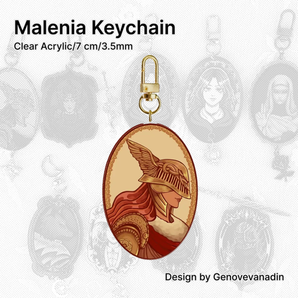 Malenia Elden Ring Acrylic Keychain