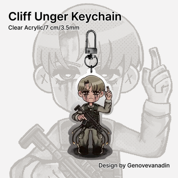 Cliff Unger Chibi Keychain