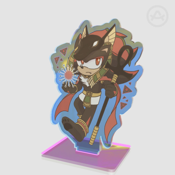 Shadow the Death God Rainbow Acrylic Standee