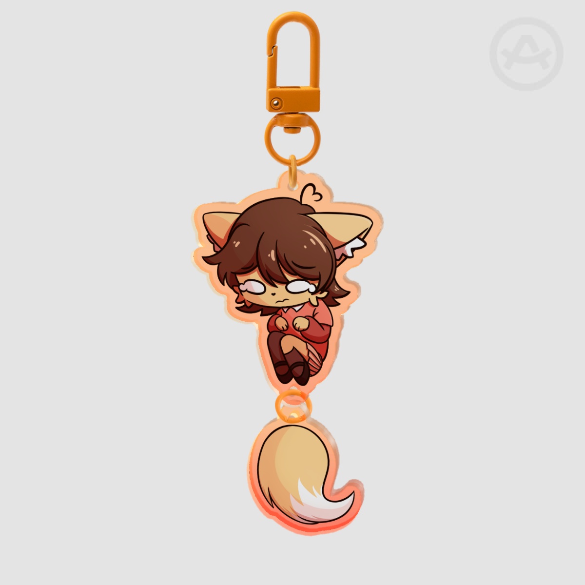 Woof Dangling Keychain
