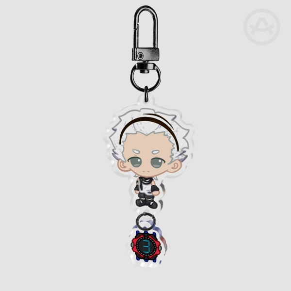 Santa/Aoi Kurashiki Zero Escape 2" Acrylic Connector Keychain
