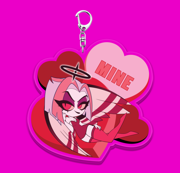 Hazbin Hotel - Lute Valentine's Day Keychain