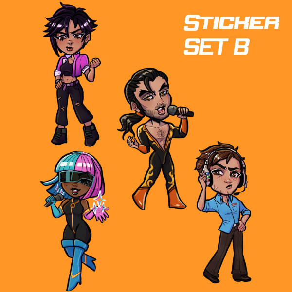 Dispatch Sticker Set B