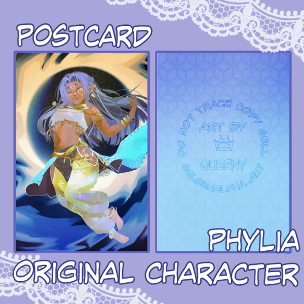 Phylia | Original Character | Postcards
