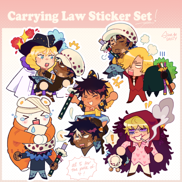 Carrying Law Sticker Set