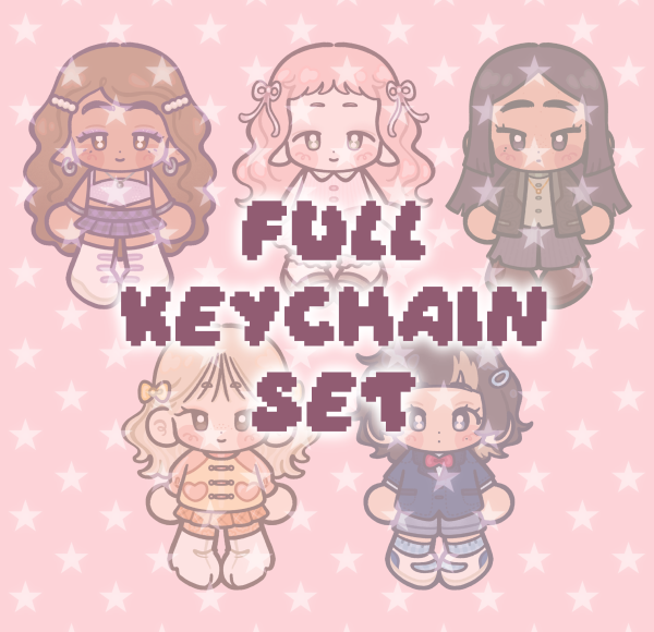 'st5rchuu' full keychain set