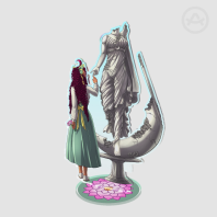 Kristal and Luna - Acrylic Standee
