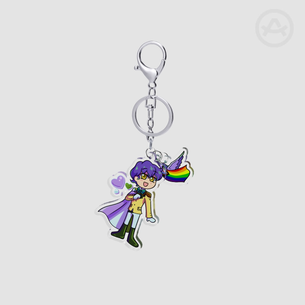 Pigeon Brothers Acrylic 2-Piece Keychain