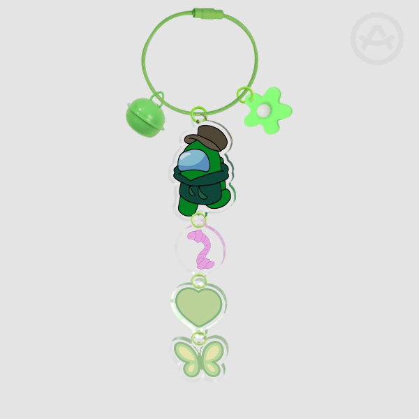 Green Connection Keychain