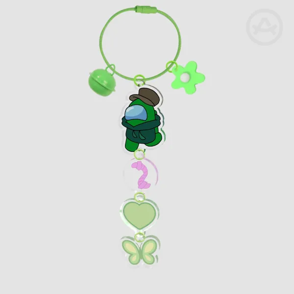 Green Connection Keychain