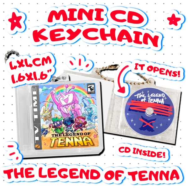 The Legend of Tenna - CD Keychain