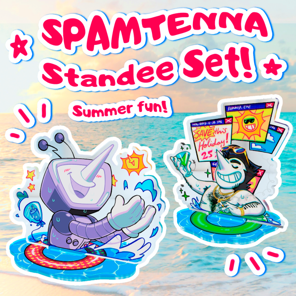 Spamtenna Summer - Acrylic Standee [Deltarune]