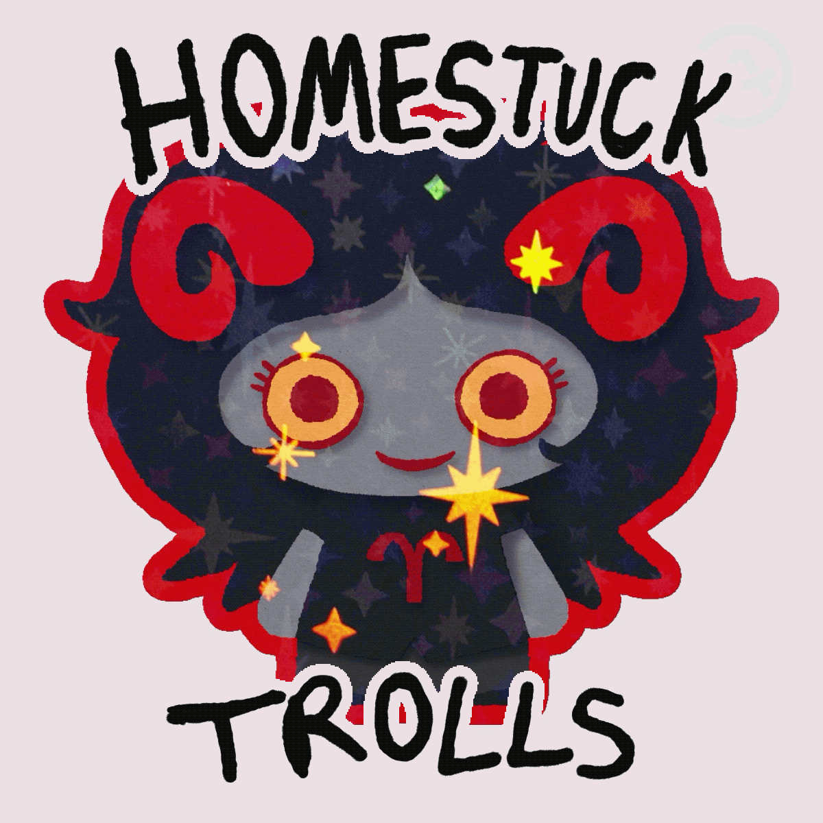 Homestuck Trolls Stickers - Girls