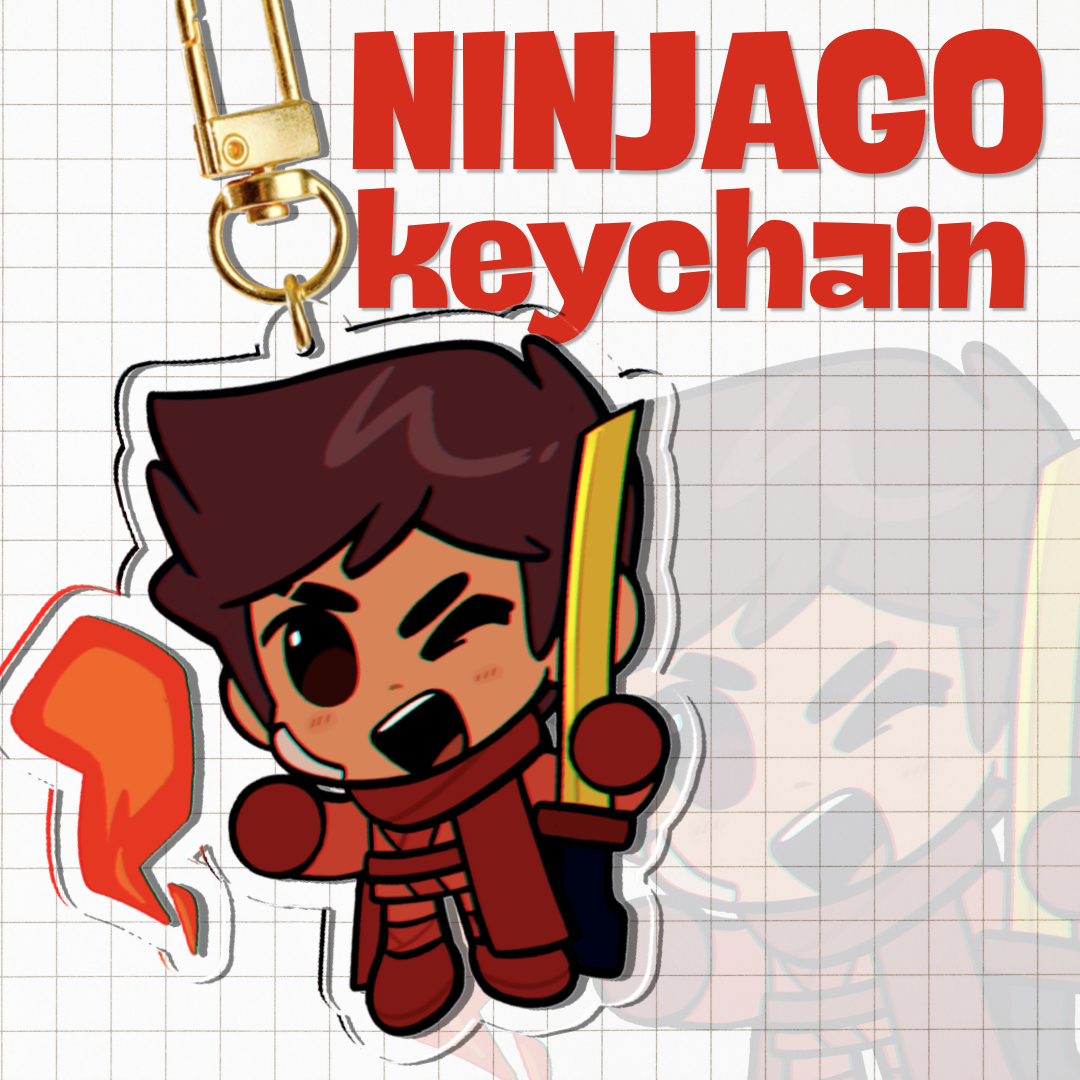 NINJAGO || Kai Keychain