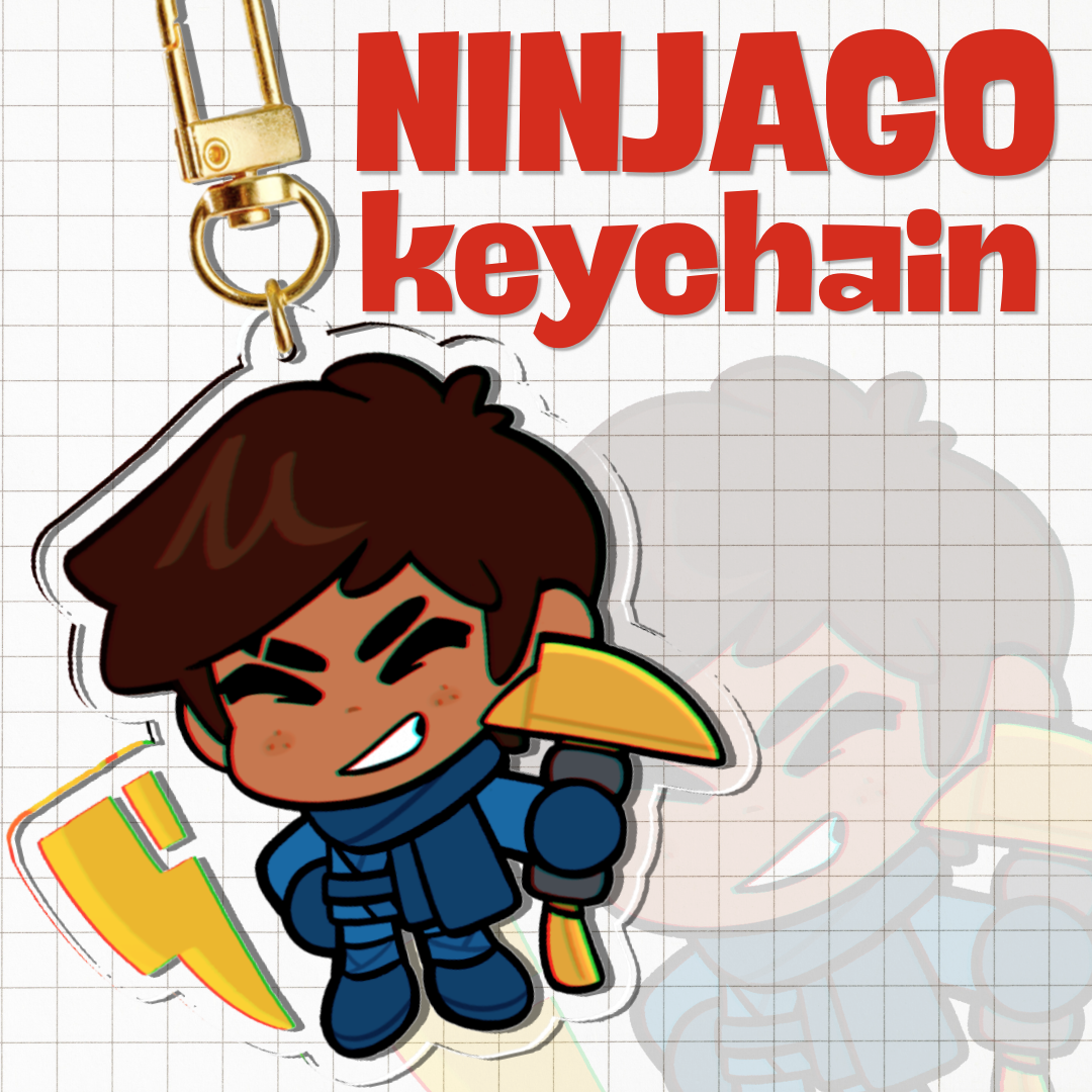NINJAGO || Jay Keychain