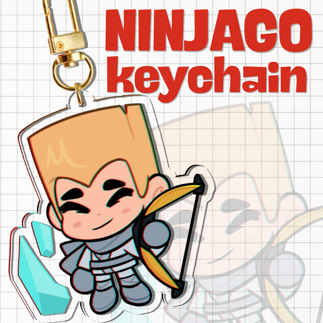 NINJAGO || Zane Keychain