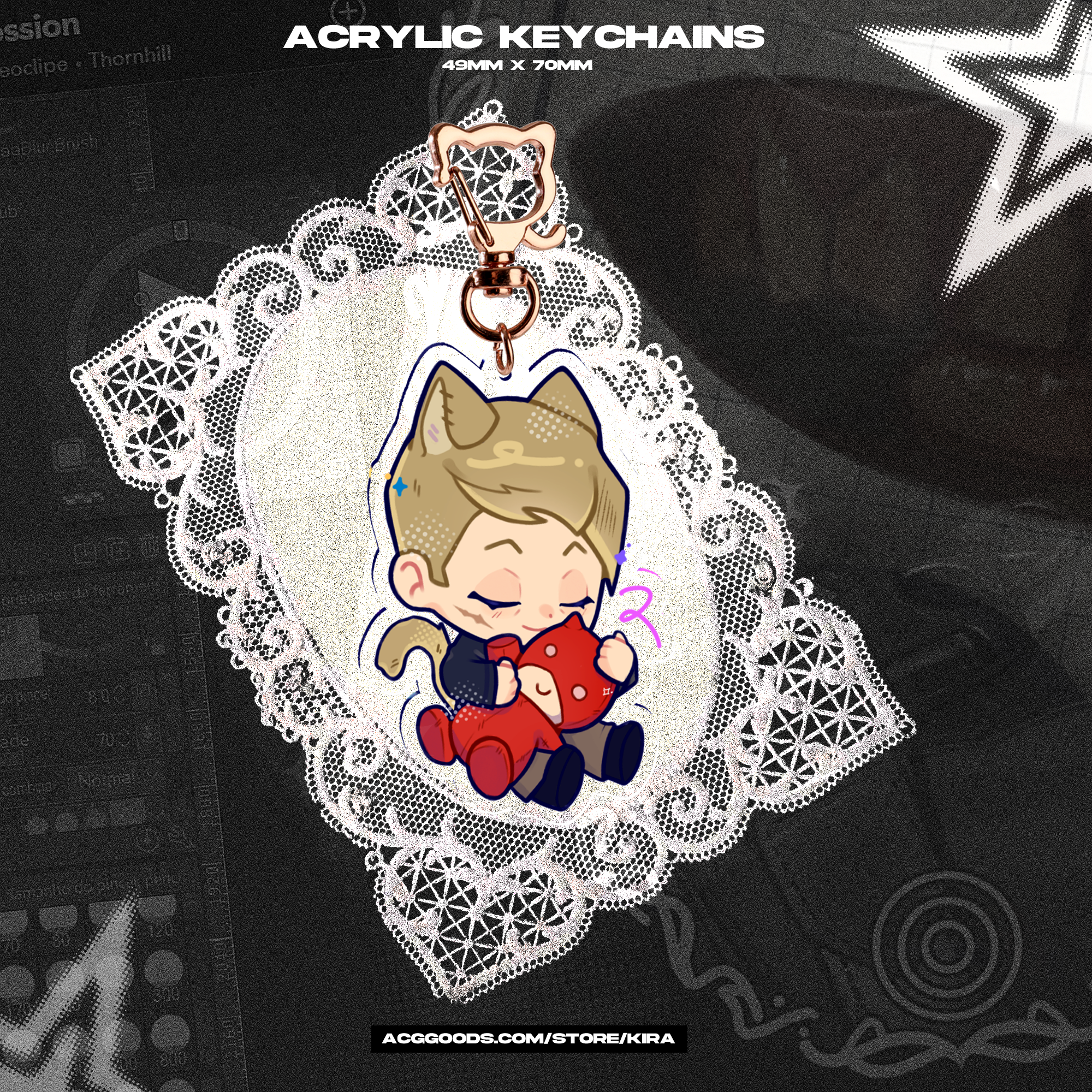 Baby Dex - Acrylic Keychains - DDBA