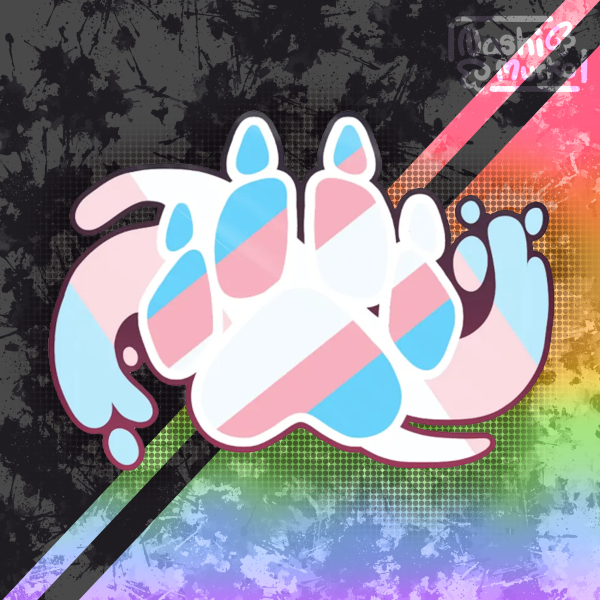 Transgender Furry Pride Paw
