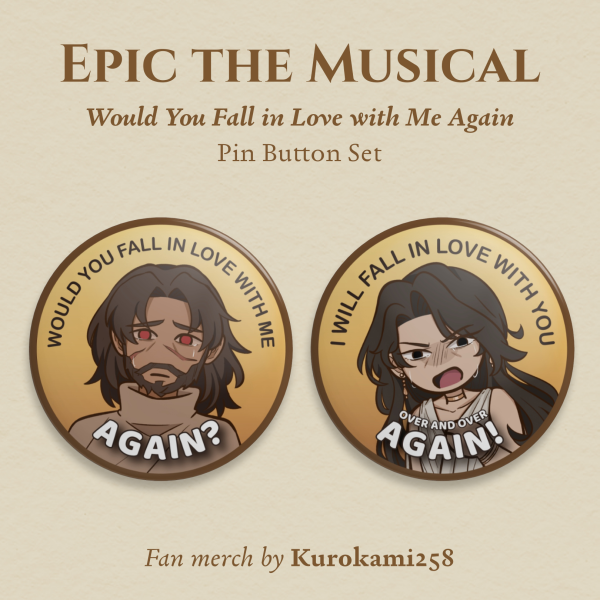 Epic the Musical | OdyPen- "WYFiLwMA" |  Pin Button Set