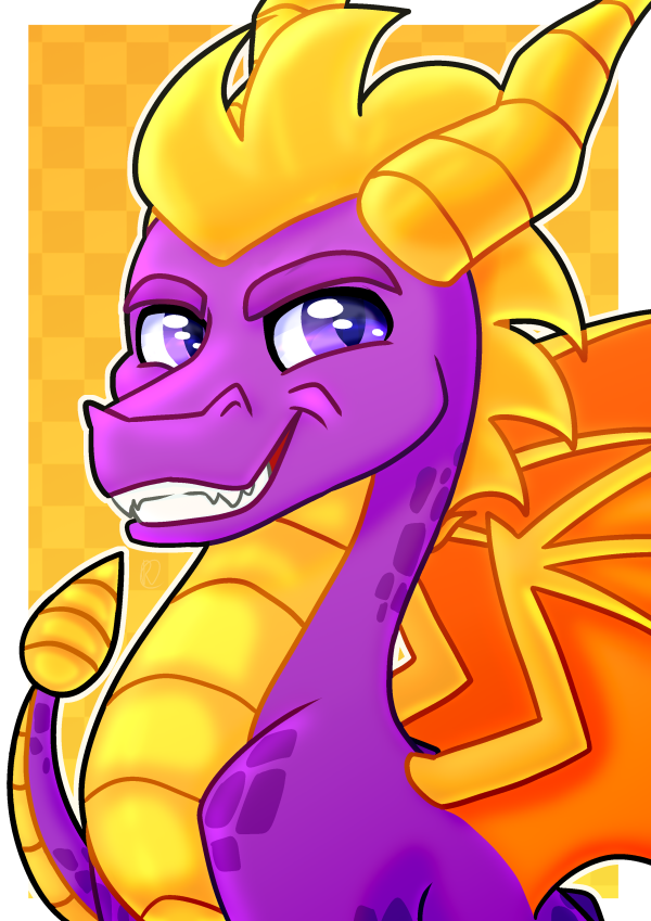 Spyro and Cynder A4 Print and Badge Set