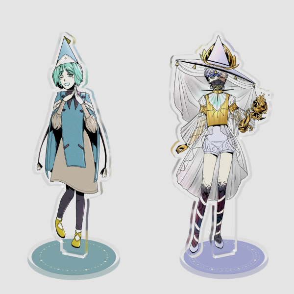 Phos Crossover Standees (Witch Hat Atelier x Land of the Lustrous)