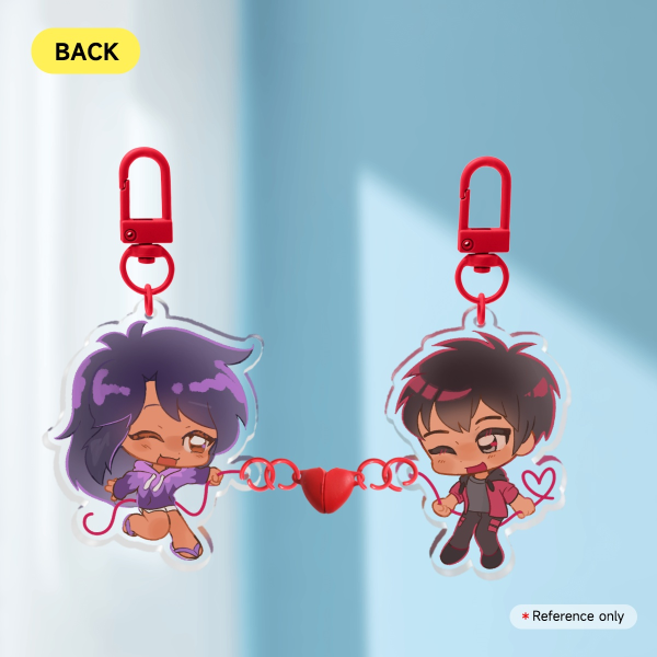 Aphmau x Aaron Fated Love - Acrylic Magnet Keychains