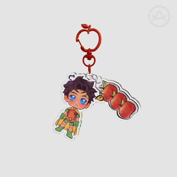 Robin (Jason Todd) Apple Keychain