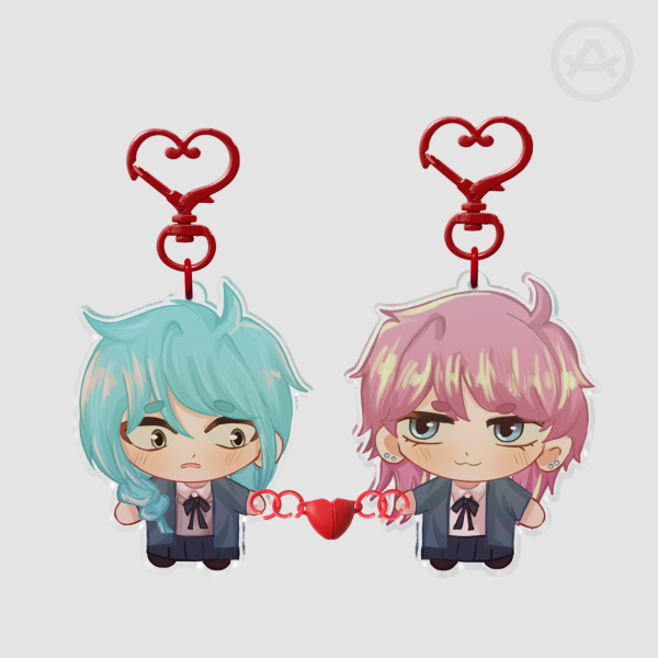 Seraphina x Elaine Acrylic Magnet Keychains (UnOrdinary)