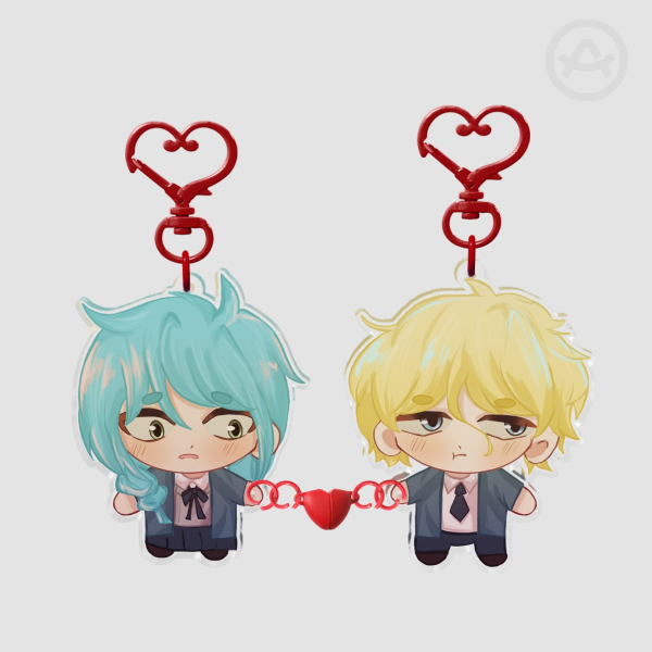Arlo x Elaine Acrylic Magnet Keychains (UnOrdinary)