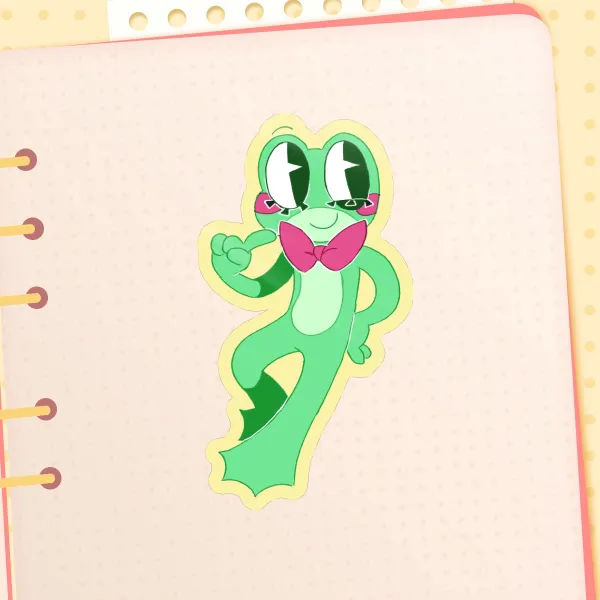 Ribbit Sticker