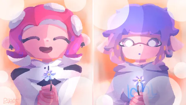Pixel and Azure matching badge set