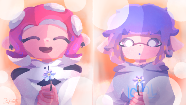 Pixel and Azure matching badge set