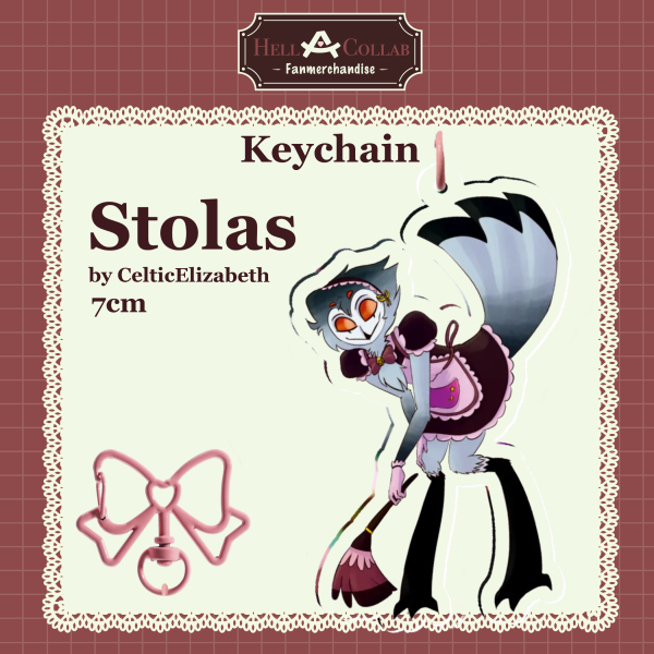 Stolas - Keychain || Maid Cafe Hell-a-Collab