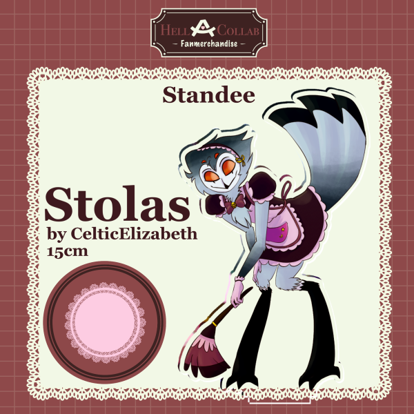 Stolas - Standee  || Maid Cafe Hell-a-Collab