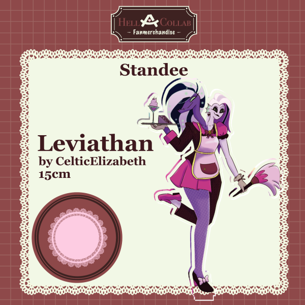Leviathan - Standee || Maid Cafe Hell-a-Collab