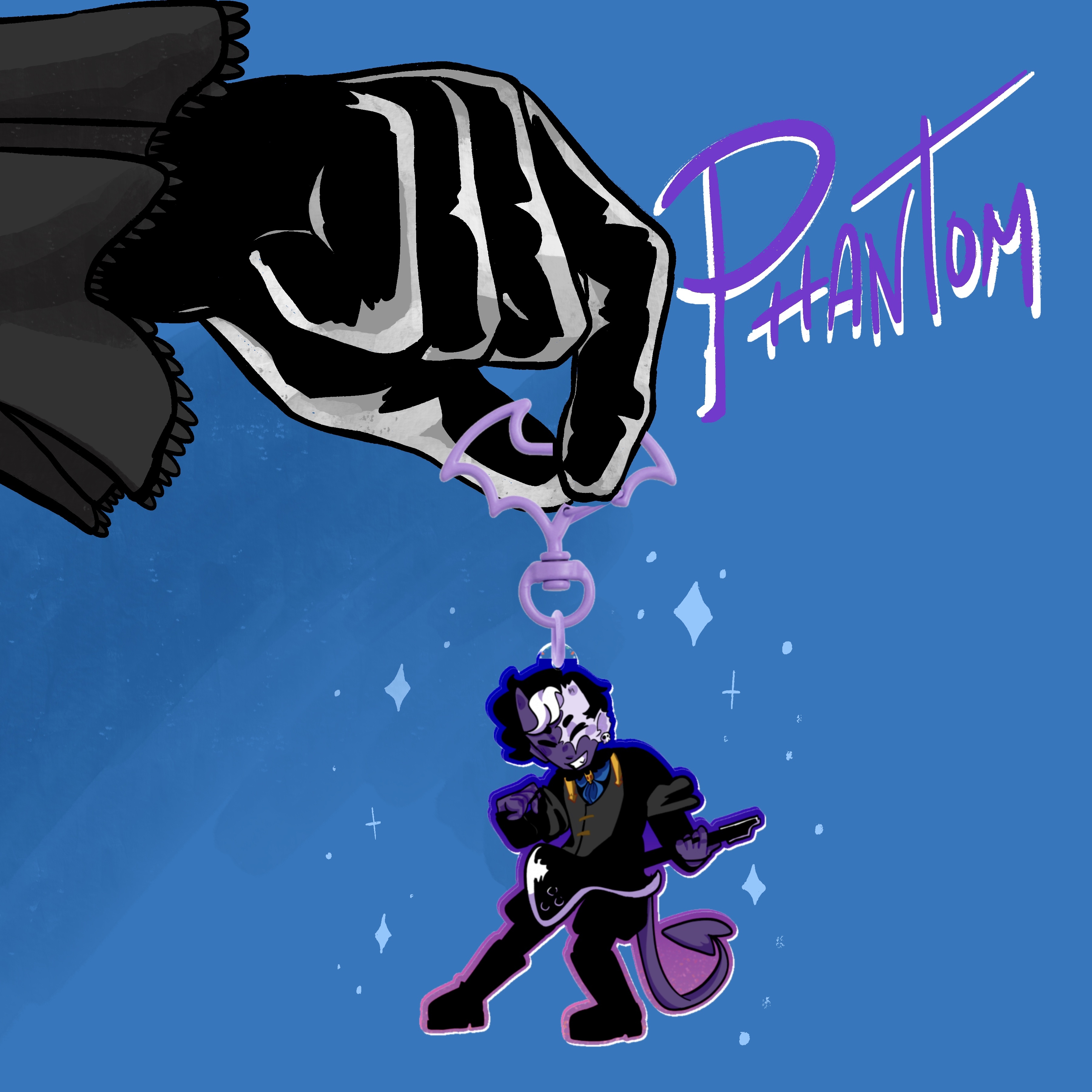 Phantom Acrylic Keychain