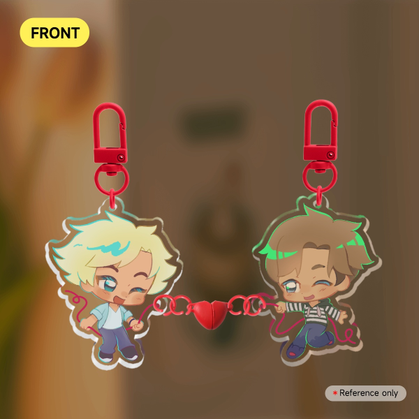 Garroth x Laurance Fated Love - Acrylic Magnet Keychains
