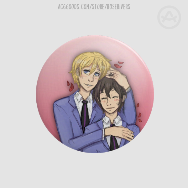 Tamaki X Haruhi - 44mm Pinback Button