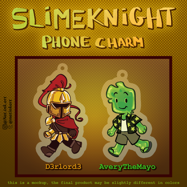 SLIMEKNIGHT phone charms