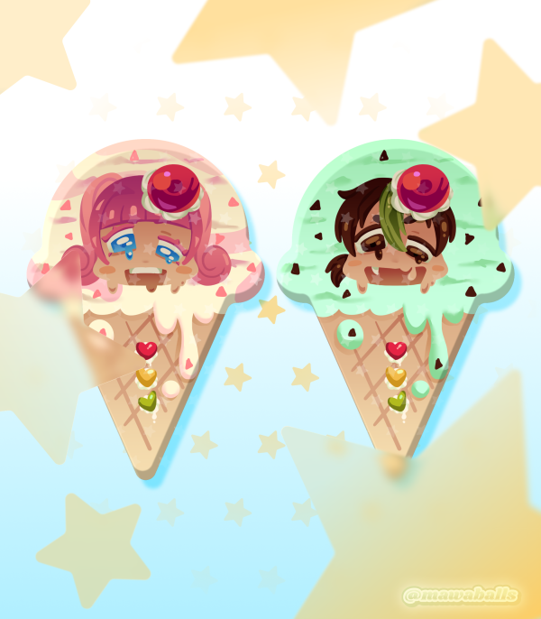 Jizzie Ice Cream Keychain Bundle - MCYT : Life Series