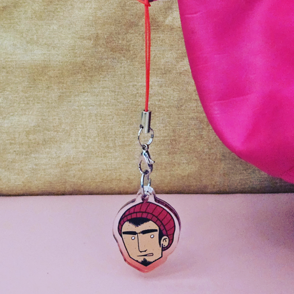 [TEC] Eltingville Club Pete DiNunzio 1-Inch Acrylic Keychain/Phone Charm