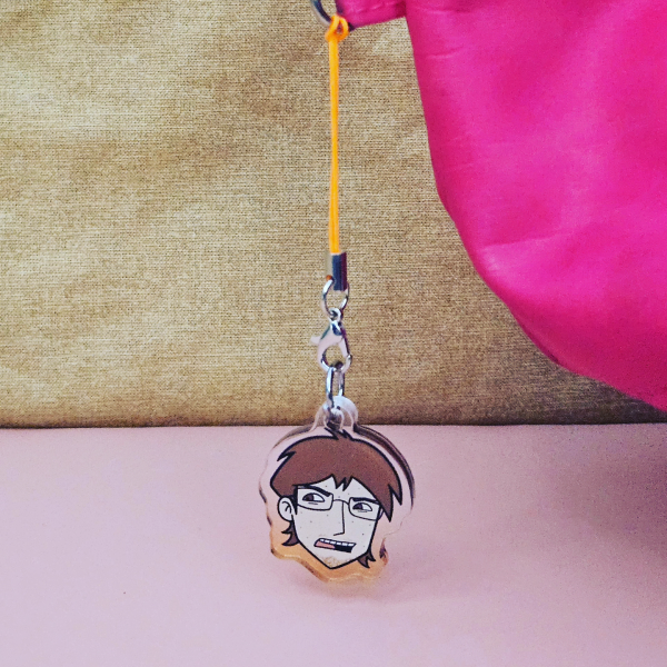 [TEC] Eltingville Club Bill Dickey 1-Inch Acrylic Keychain/Phone Charm