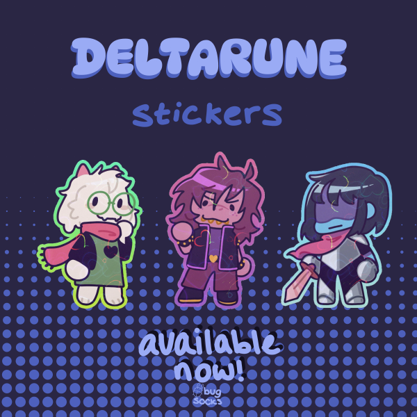 DELTARUNE Fun Gang Sticker Set